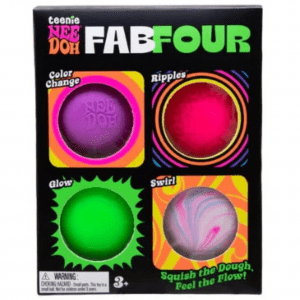 NeeDoh Teenie Fab 4 Multi-Pack