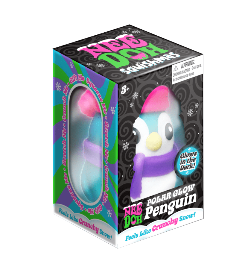 NeeDoh Polar Glow Penguin