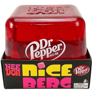 NeeDoh x Dr Pepper Nice Berg Red Squishy Fidget Cube