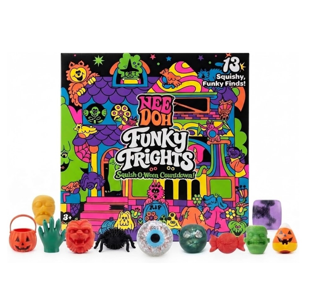 NeeDoh Funky Frights Halloween Countdown Calendar - 13 pcs