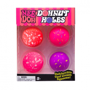Teenie NeeDoh Dohnut Hole 4-pack