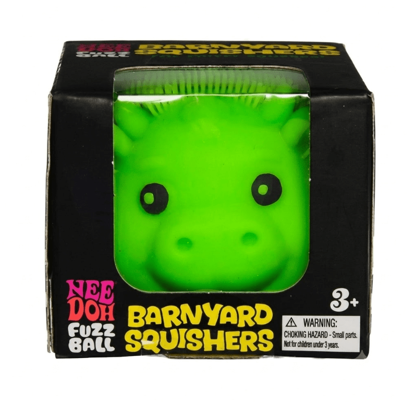 Needoh Barnyard Squishers Farm Animal Fuzzball - Image 2