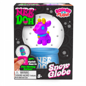 NeeDoh Squish N Flow Snow Globe